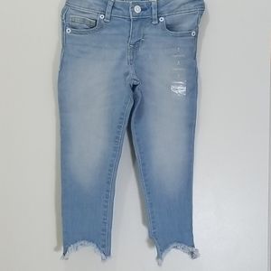 Gymboree Girls Jean's Cropped Skinny Jeans.
